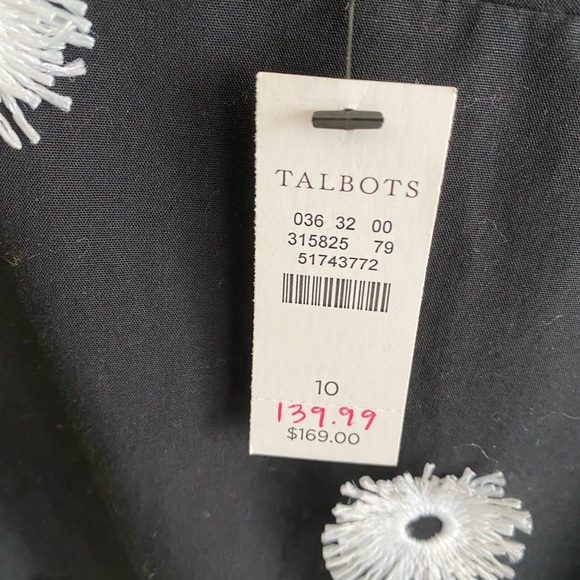 NWT Talbots Black sleeveless dress - Picture 2 of 4